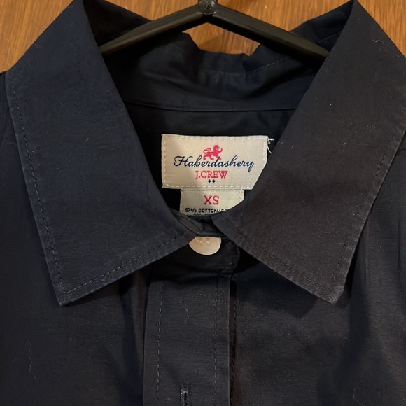 Navy collared button down - Picture 2 of 2